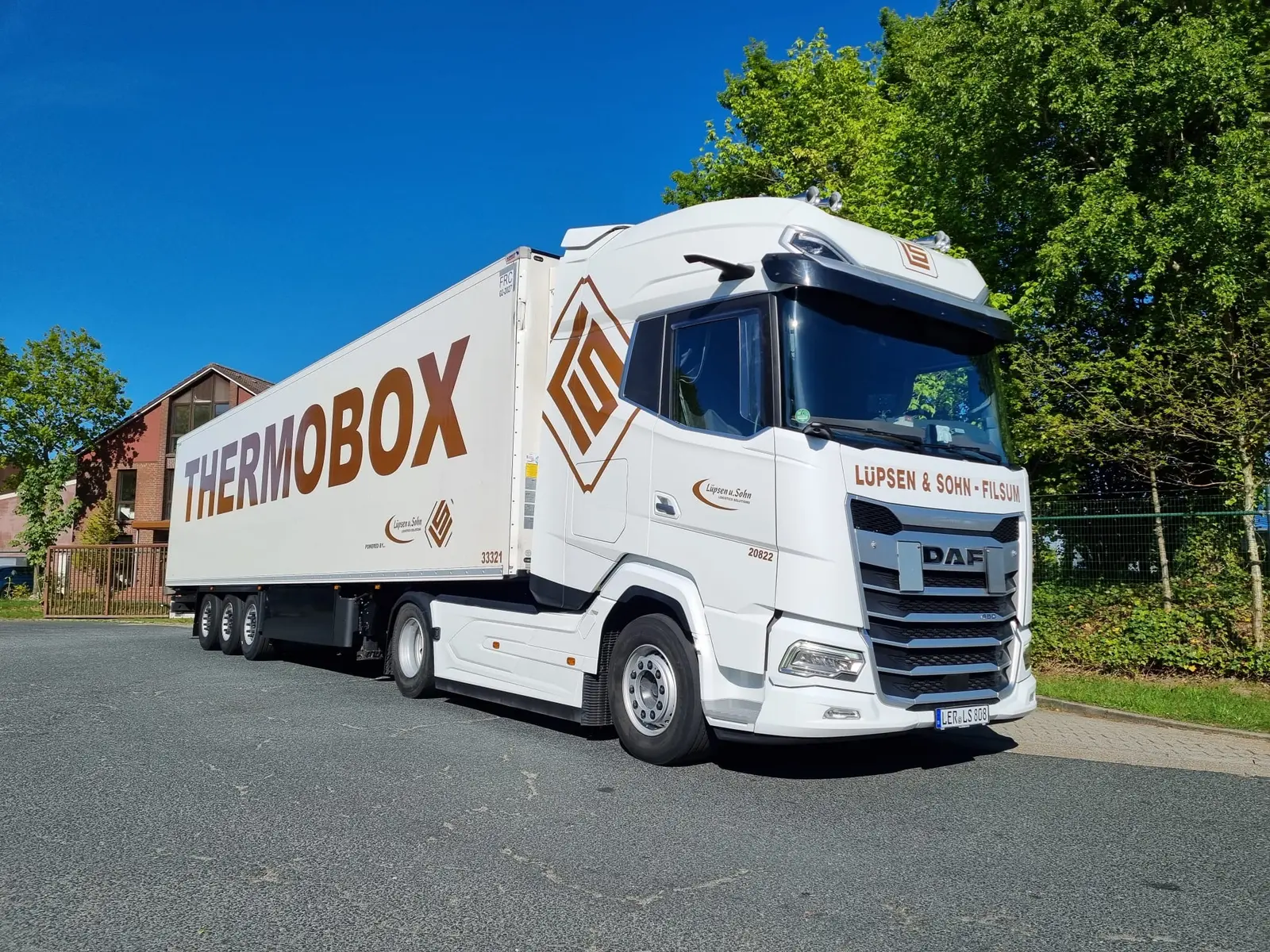 Thermo-LKW für temperaturgeführte Transporte